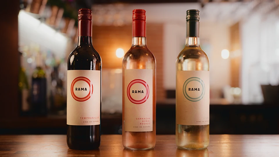 rama wine brand visuals