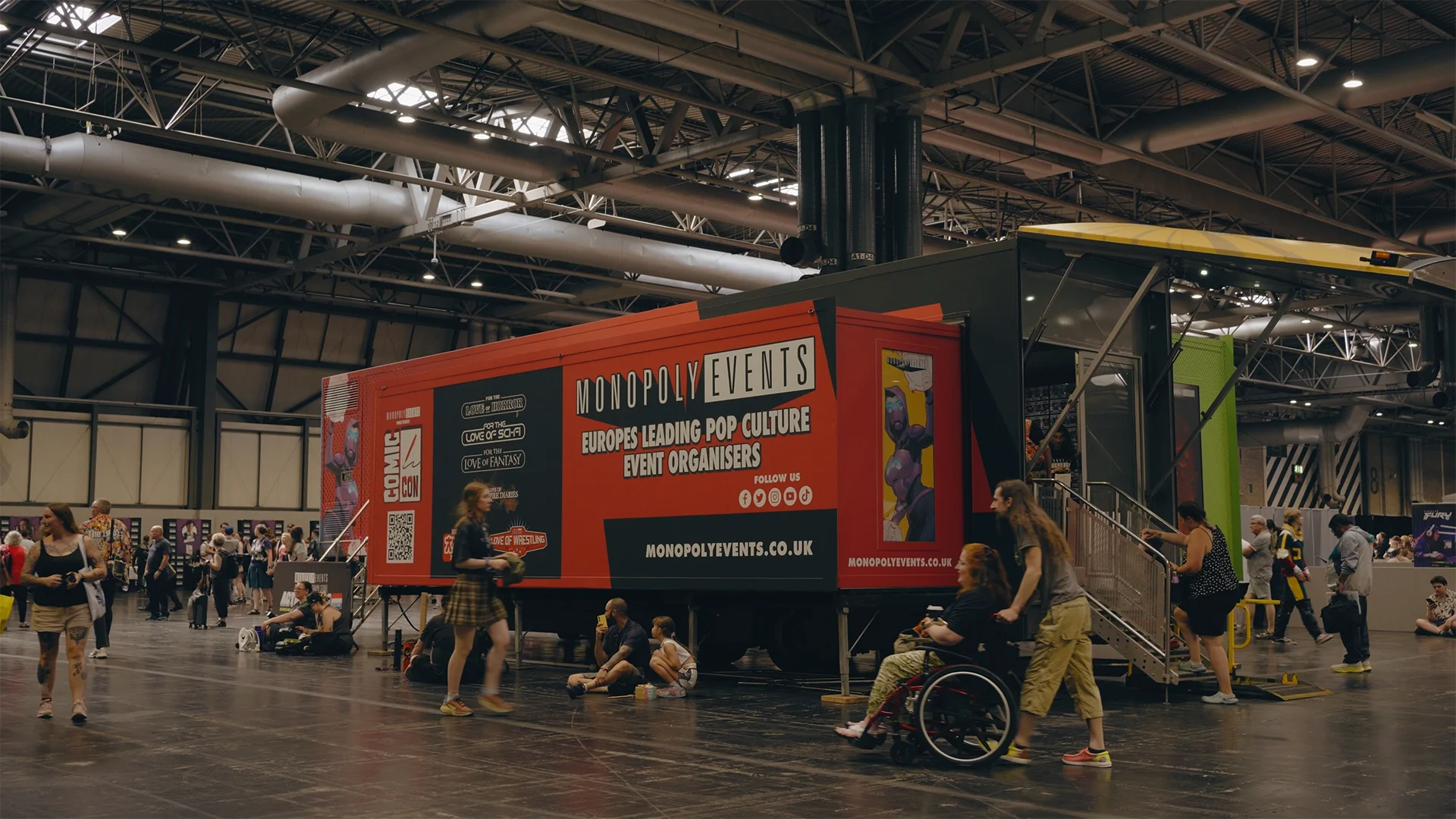 comiccon midlands event videography for monopoly events